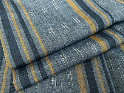 平和屋着物●上質な紬 縞 井桁 正絹 逸品 AAAU4365np