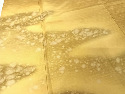 平和屋着物●訪問着 紬地 暈し染め 正絹 逸品 AAAU4374np