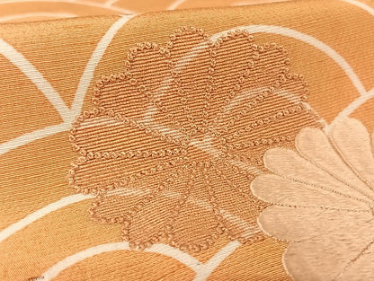 平和屋着物●訪問着 中国三大刺繍 相良刺繍 紬地 草花文 正絹 逸品 AAAU4372np