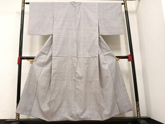 平和屋着物●本場結城紬　重要無形文化財　80亀甲　総詰め　正絹　逸品　AAAV9384ph
