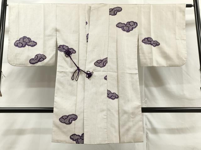 平和屋着物＃道中着　飛雲文　ロング丈　正絹　逸品　CAAR9102id