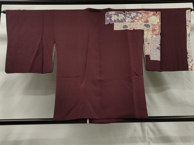 平和屋着物∞道行コート　辻が花　正絹　逸品　CAAR9099id