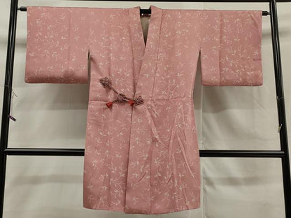 平和屋着物∞道中着 枝花文 ロング丈 正絹 逸品 CAAR9111id