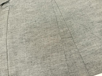 平和屋着物●男性 髭紬 紬羽織セット キングサイズ 正絹 逸品 BAAT0937yc