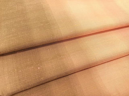 平和屋着物●紅花紬 米沢 霞文 正絹 逸品 BAAT0941yc