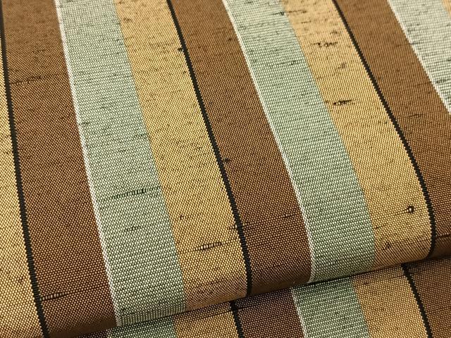 平和屋着物●上質な紬 間道 正絹 逸品 BAAT0971yc