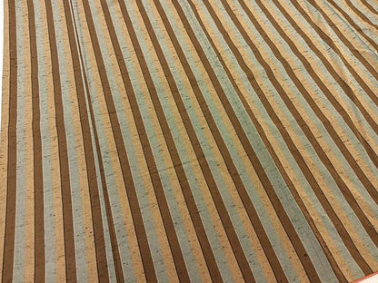 平和屋着物●上質な紬 間道 正絹 逸品 BAAT0971yc