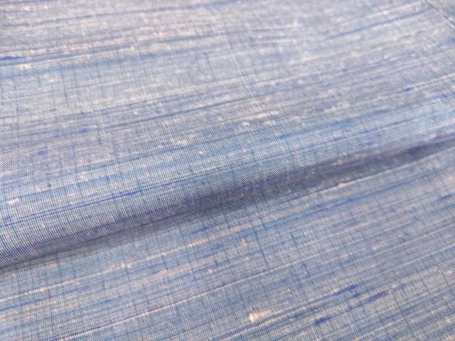 平和屋着物▽上質な紬 単衣 霞文 正絹 逸品 DAAS0556az