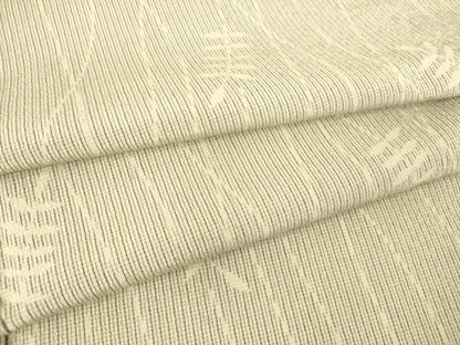 平和屋着物▽本塩沢 単衣 舞葉文 正絹 逸品 DAAS0563az