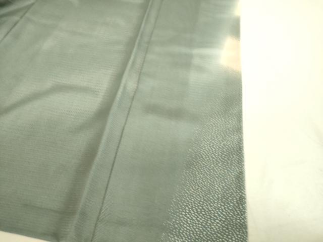平和屋着物▽松尾光琳 色留袖 無双 絽袷 絽×絽 竹図 銀彩 正絹 逸品 DAAS0598az