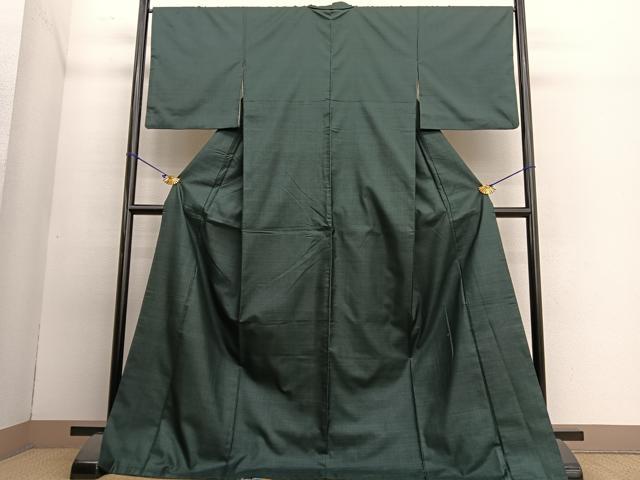 平和屋着物●本場大島紬 150亀甲 ロング丈 正絹 逸品 BAAT6749hv