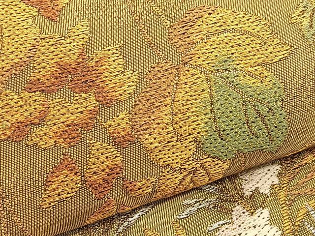 平和屋着物●六通柄袋帯 作家・天野達夫 唐織 窯変天目 金銀糸 正絹 逸品 BAAT6779hv