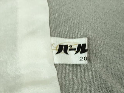 平和屋本店▽極上 小紋 単衣 花間道 桔梗鼠色地 金彩 逸品 DZAA6176kh5