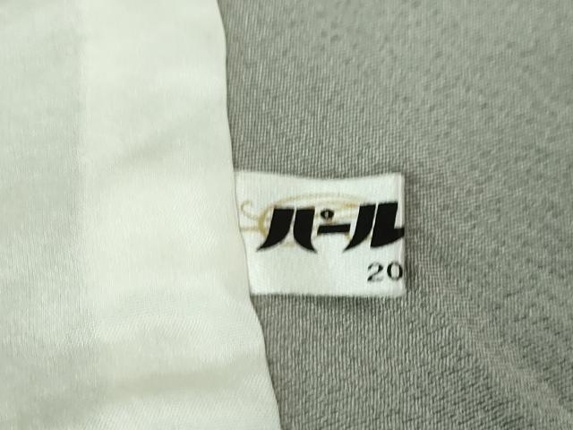 平和屋本店▽極上 小紋 単衣 花間道 桔梗鼠色地 金彩 逸品 DZAA6176kh5