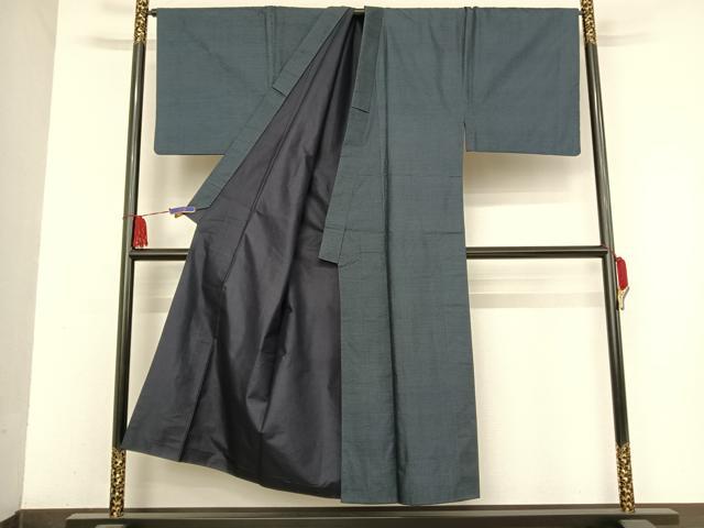 平和屋着物●男性 本場大島紬 アンサンブル 100亀甲 総詰め 正絹 逸品 AAAU4395np