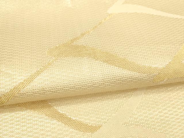 平和屋着物＊夏物 六通柄袋帯 瓦文 金糸 正絹 逸品 DAAT1923cm