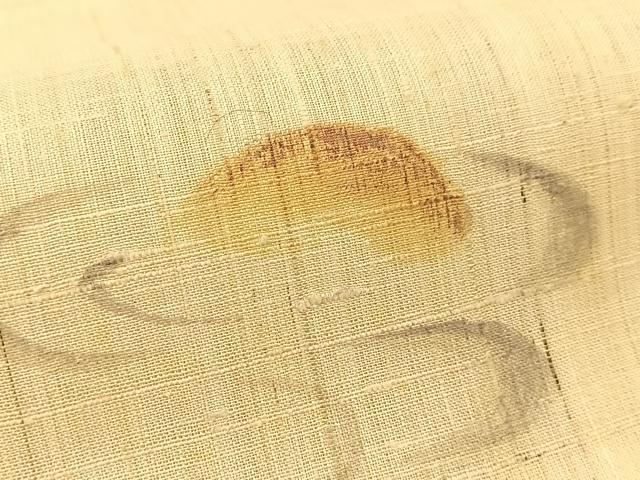 平和屋着物▽訪問着 単衣 生紬 枯山水 正絹 逸品 BAAT9016yc