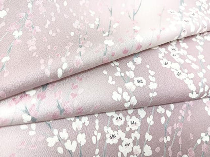 平和屋着物▽上質な小紋 単衣 枝梅文 暈し染め 正絹 逸品 BAAT9042yc