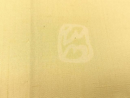 平和屋着物▽訪問着 単衣 作家物 紬地 葉扇文 正絹 逸品 BAAT9039yc