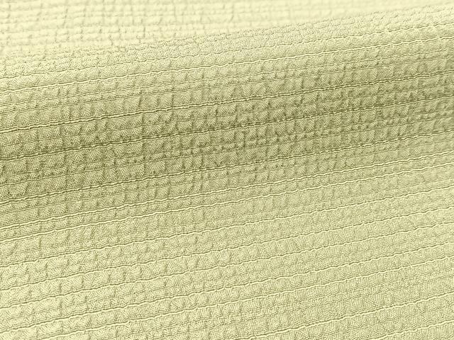 平和屋着物▽本加賀友禅作家 押田正義監修 色無地 単衣 堅牢染 錆青磁色 証紙付き 正絹 逸品 BAAT9053yc