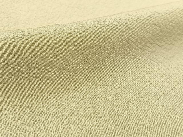 平和屋着物▽上質な色無地　単衣　白緑色　正絹　逸品　BAAT9060yc