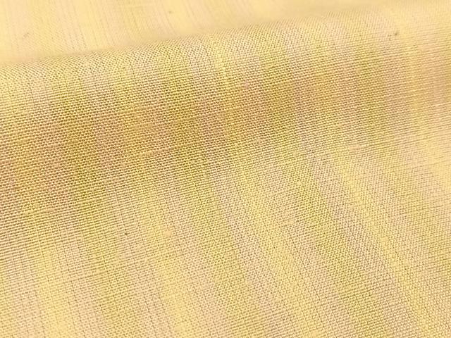 平和屋着物▽上質な紬 単衣 縞 正絹 逸品 BAAT9089yc