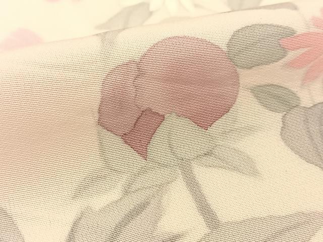 平和屋着物▽巨匠 前田華清 手描き 訪問着 単衣 手描き 草花文 暈し染め 正絹 逸品 BAAT9112yc