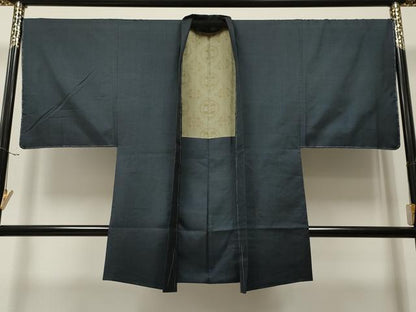 平和屋着物＃男性　本場大島紬　羽織　100亀甲　総詰め　三越扱い　正絹　逸品　未使用　CAAR9153id