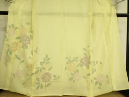平和屋着物▽訪問着 無双 紗袷 紗×絽 紫陽花 正絹 逸品 未使用 DAAS0714az