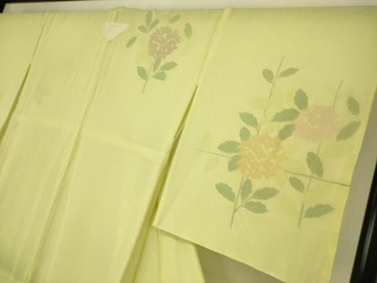 平和屋着物▽訪問着 無双 紗袷 紗×絽 紫陽花 正絹 逸品 未使用 DAAS0714az