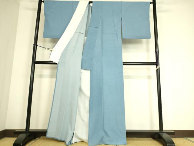 平和屋着物▽江戸小紋 単衣 角通し 正絹 逸品 DAAS0718az