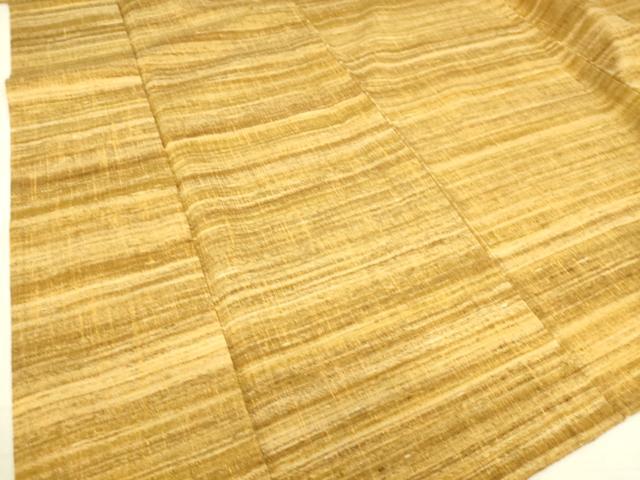 平和屋着物▽上質な紬　単衣　霞文　正絹　逸品　DAAS0757az