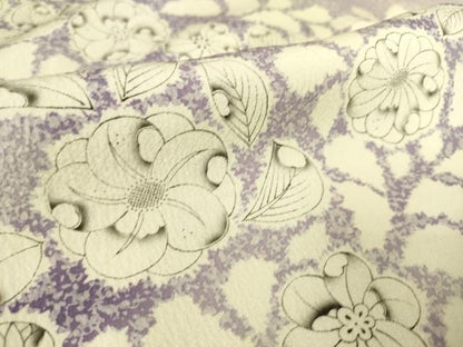 平和屋着物▽訪問着 単衣 辻が花 暈し染め 正絹 逸品 DAAS0796az