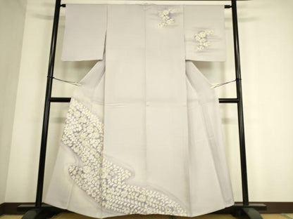 平和屋着物▽訪問着 単衣 辻が花 暈し染め 正絹 逸品 DAAS0796az
