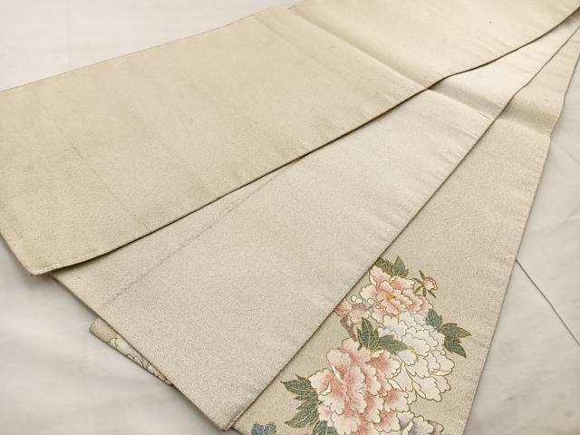 平和屋着物◎太鼓柄袋帯 綴れ 花車文 金銀彩 正絹 逸品 BAAT4564wb