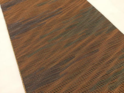 平和屋着物◎両面 六通柄袋帯 霞文 正絹 逸品 BAAT4558wb