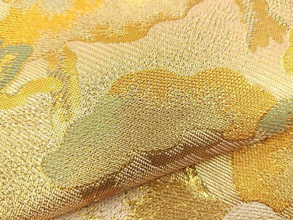 平和屋着物◎六通柄袋帯 枝松文 金銀糸 正絹 逸品 BAAR4975ct