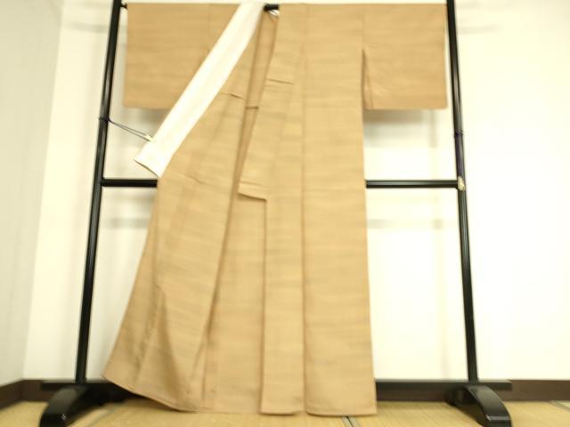平和屋着物▽上質な小紋 単衣 霞文 正絹 逸品 DAAS0980az