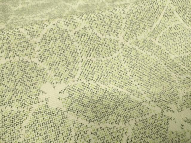 平和屋着物▽本塩沢 単衣 花尽くし 正絹 逸品 DAAS0989az