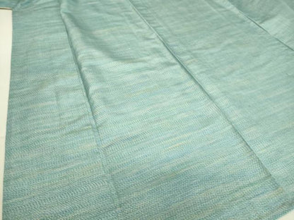 平和屋着物▽上質な紬 単衣 霞文 正絹 逸品 DAAS0994az