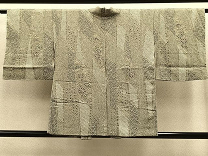 平和屋着物＃名門　藤娘きぬたや・総絞り　羽織　吉祥草花文　正絹　逸品　未使用　BAAT8997gt