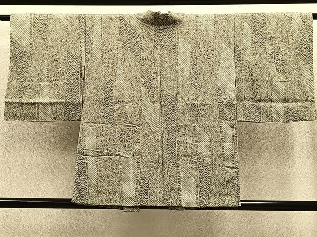 平和屋着物＃名門　藤娘きぬたや・総絞り　羽織　吉祥草花文　正絹　逸品　未使用　BAAT8997gt