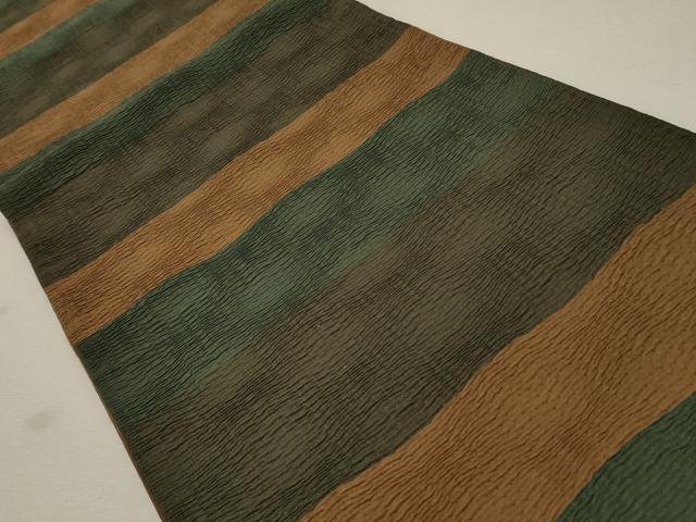 平和屋着物◎六通柄袋帯 横段文 正絹 逸品 CAAS4314qe