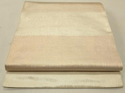 平和屋着物◎六通柄袋帯　横段文　金糸　正絹　逸品　CAAS4312qe