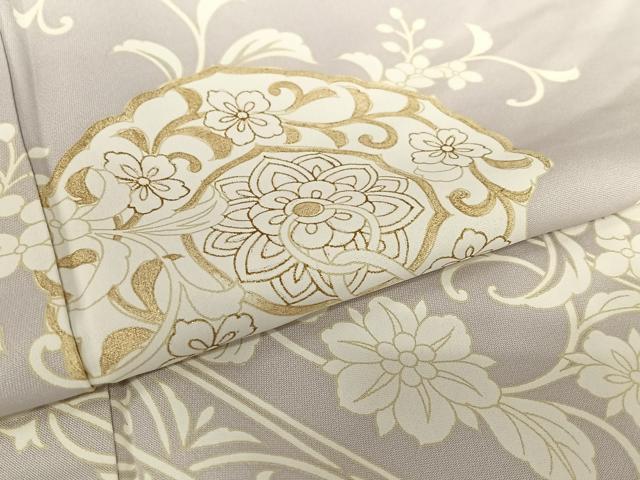 平和屋着物●訪問着 正倉院花唐草文 金彩 正絹 逸品 AAAW9077zg