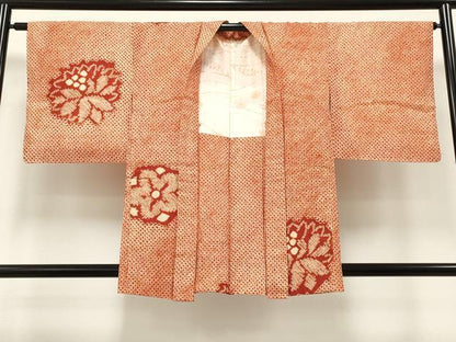 平和屋着物∞羽織 総絞り 舞花文 正絹 逸品 未使用 CAAT5692id