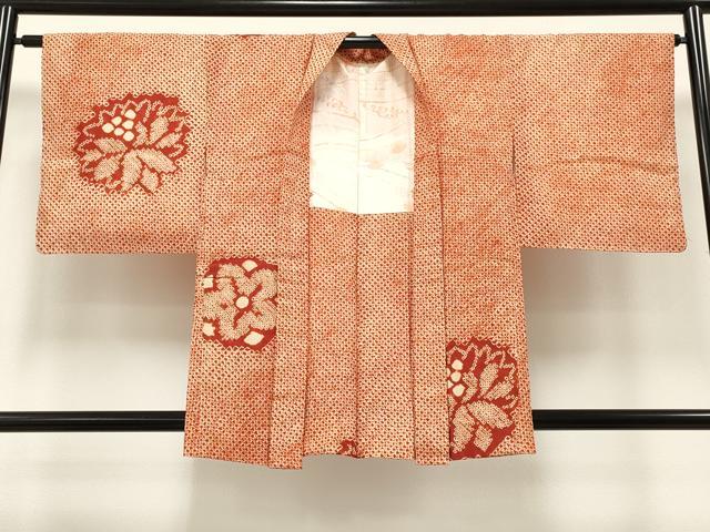 平和屋着物∞羽織 総絞り 舞花文 正絹 逸品 未使用 CAAT5692id
