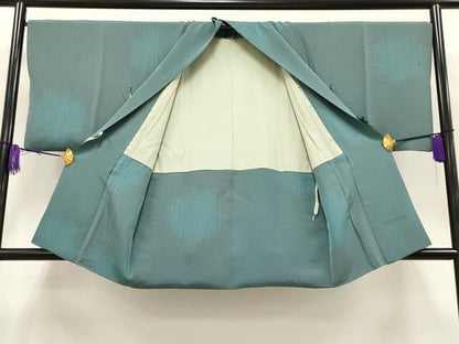 平和屋着物∞道中着　舞花文　正絹　逸品　CAAT5712id