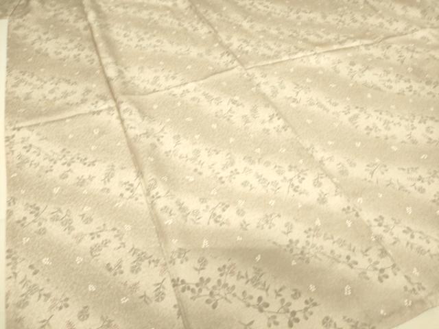 平和屋着物▽上質な小紋 単衣 草花斜線文 暈し染め 正絹 逸品 DAAT9120az