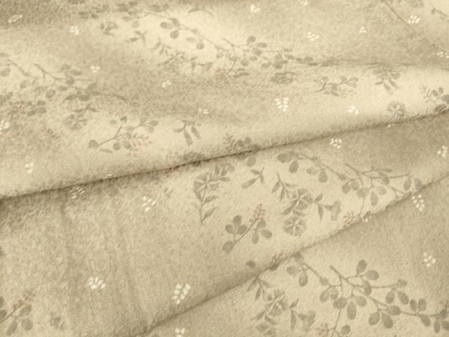 平和屋着物▽上質な小紋 単衣 草花斜線文 暈し染め 正絹 逸品 DAAT9120az